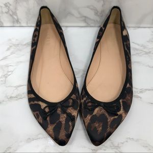 J. Crew Gemma Leopard Ballet Flats 7.5
